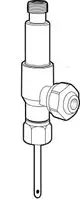 Technisches Produkt von IMI Hydronic Engineering, dargestellt als zweiwegiger Messanschluss mit klaren Schläuchen und Anschlussvorrichtungen für hydraulische Systeme.